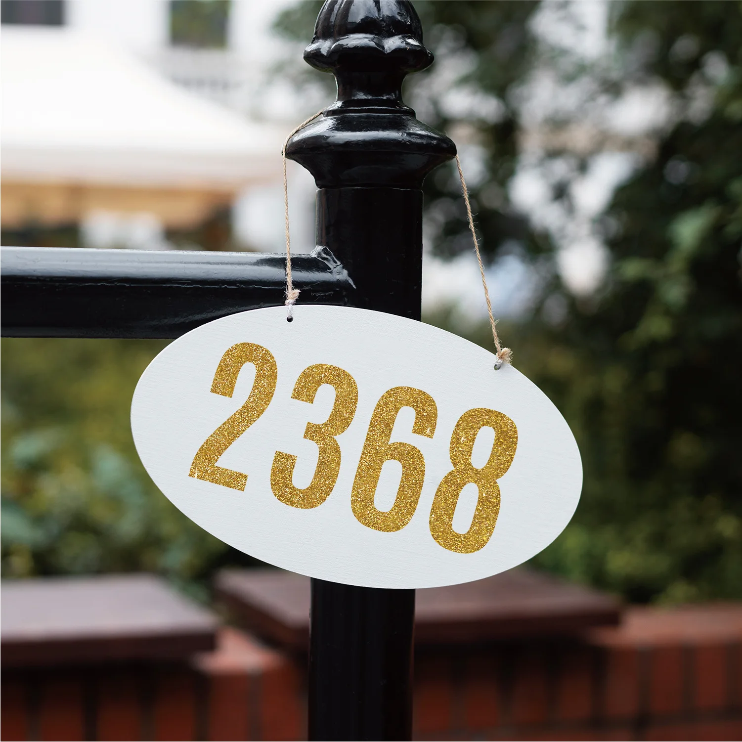 2-дюймовые самоклеящиеся наклейки с золотыми буквами