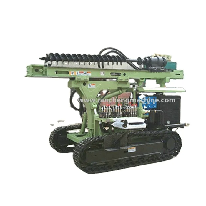 RC130y Hydraulic Crawler Pile Drilling Rig 30m Screw Solar Pile Driver Pile Drilling Rig
