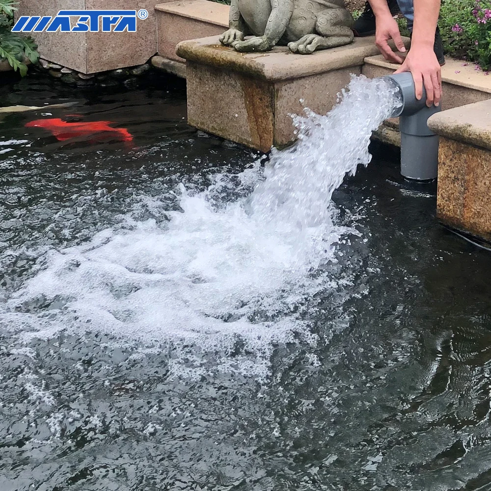 Submersible sewage pump big flow circulation mini water pumping machine water carrier transport fish pond use