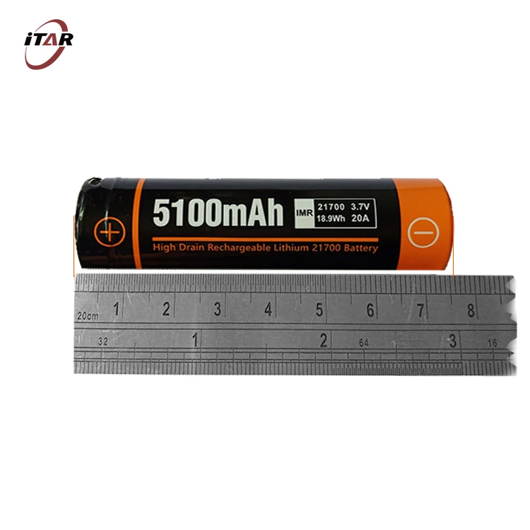 Lithium battery 21700 3.6V 3.7V 5000mah USB Type C self charging and discharging rechargeable battery
