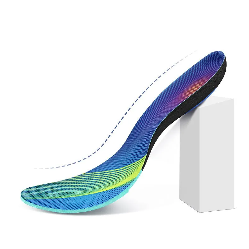 Arch Insoles Correction Shoes Pad Arch Support Orthopedic Insole Men Women Sports Eva Shoes Pad Shock Absorption Running Insoles