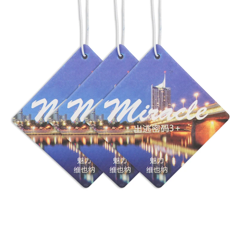 Scented Card Air Freshener / Sea Breeze / Hanging Air Freshener 3 Pack Fragrance Room Decoration