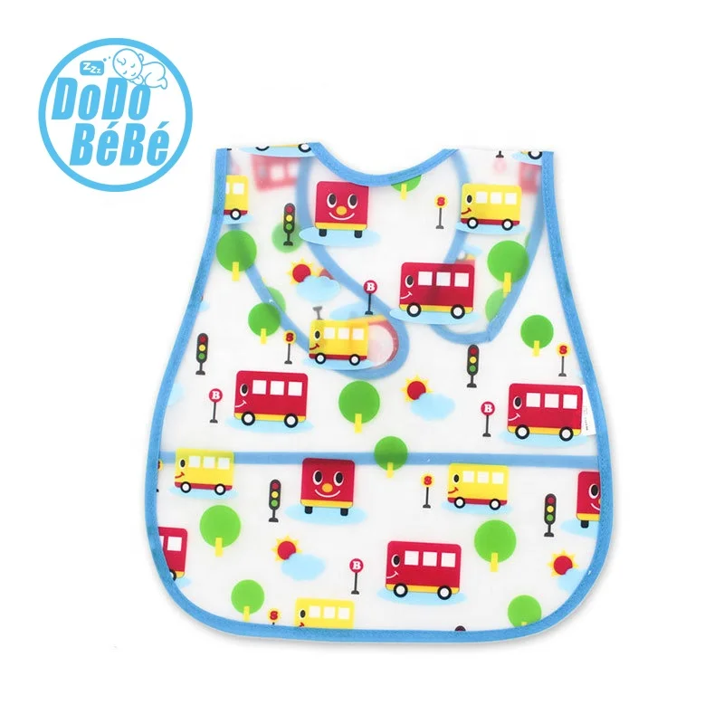 Wholesale cheap baby bib Waterproof toddler disposable Easy clean feeding bib apron
