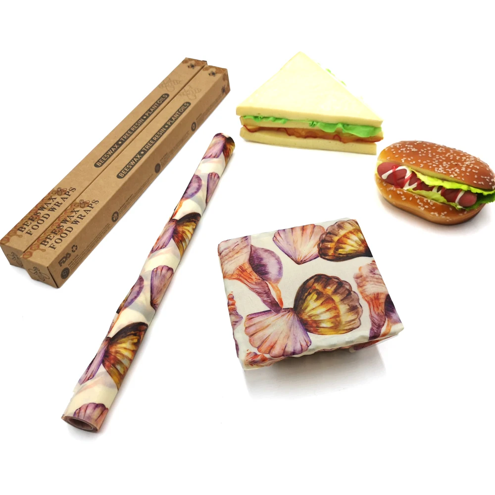 Устойчивые экологически чистые продукты, многоразовая пищевая обертка для веганов/пищевые обертки из соевого воска/пищевые обертки из пчелиного воска