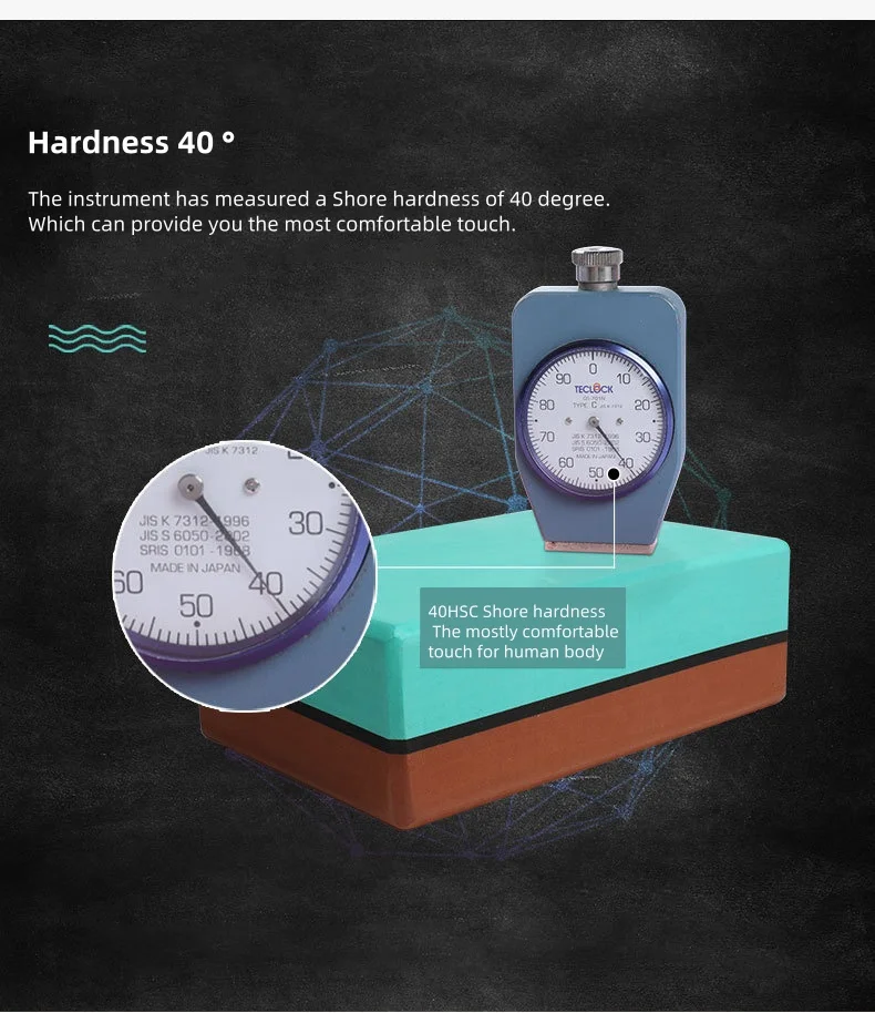 custom logo moq 20pcs 200g lightweight odorless yoga blocks moisture-proof high density EVA foam yoga block