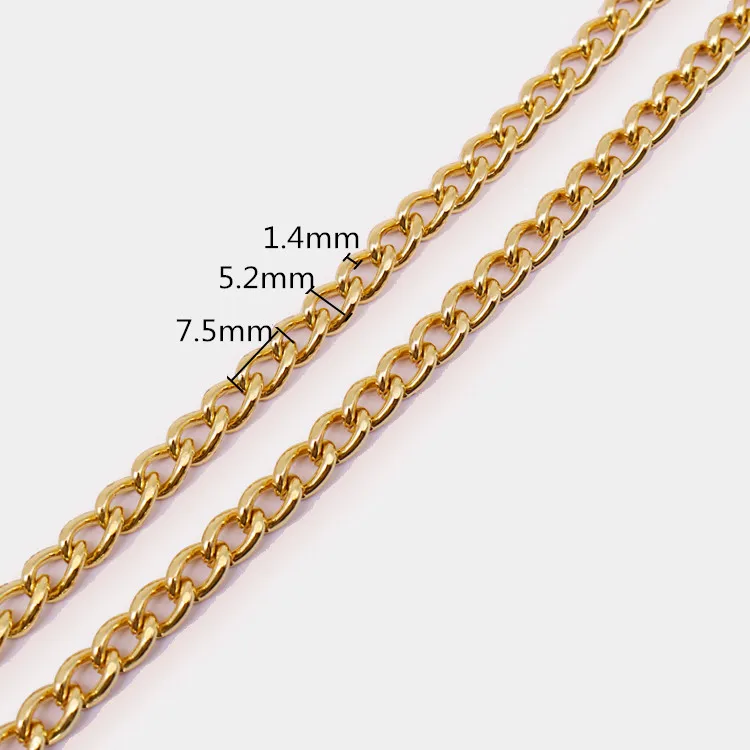 Cheap price heavy duty chain link fencing galvanized Metal handbag chain 	Bag chain strap