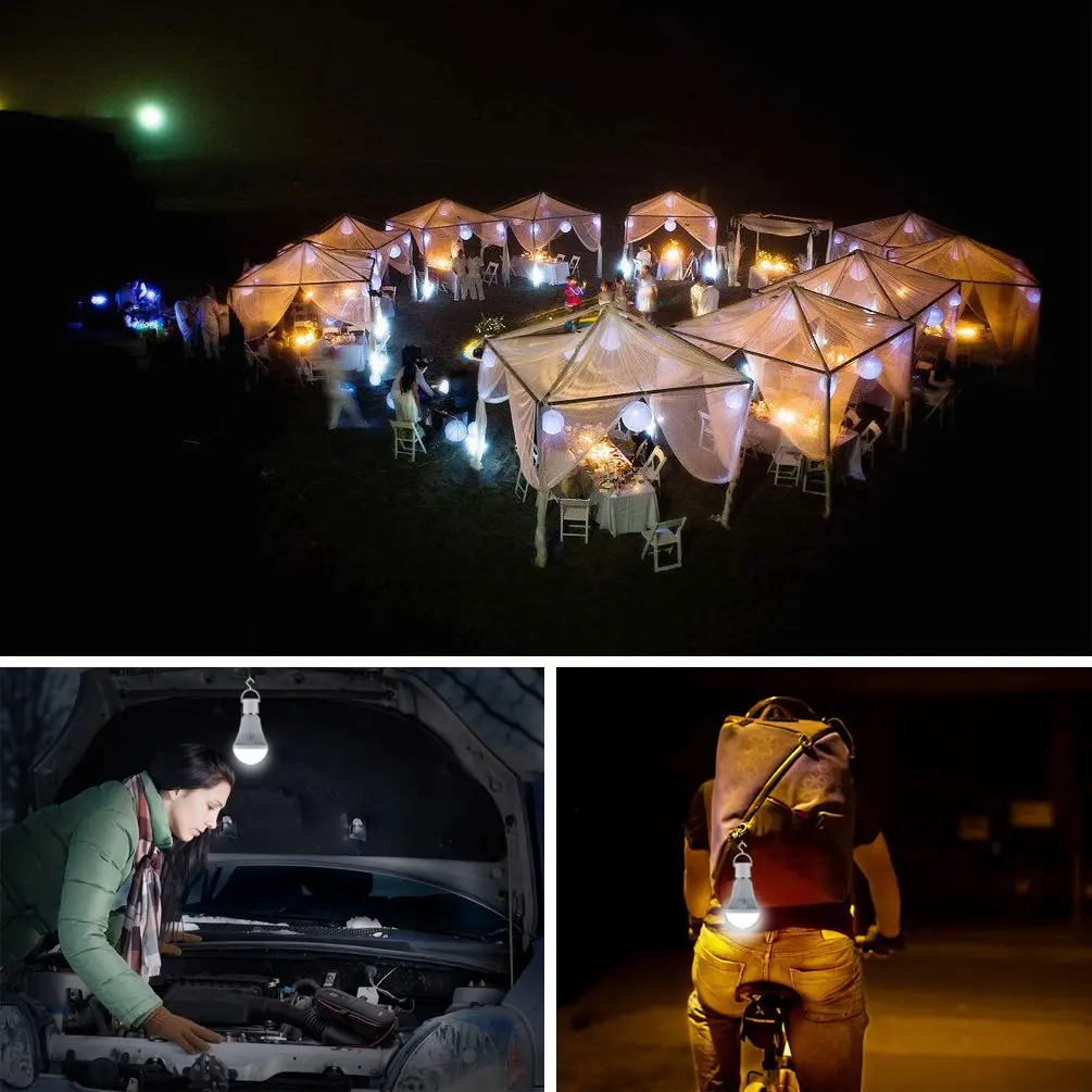 Hot Sale 5W 7W 9W 12W 15W E27 85-265V Saving Energy LED Intelligent  Rechargeable Emergency Light Bulb