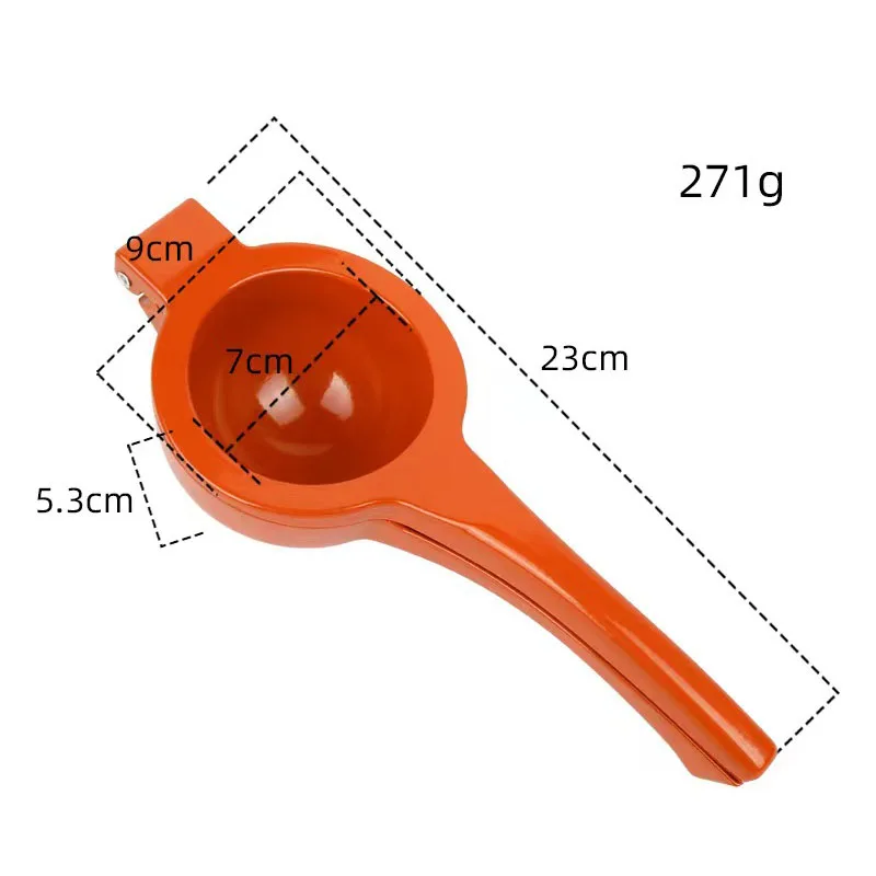 HYRI 2024 Popular Large Size Lemon Squeezer With Seed Filter Manual Factory Outlets Custom Hand Citrus Press