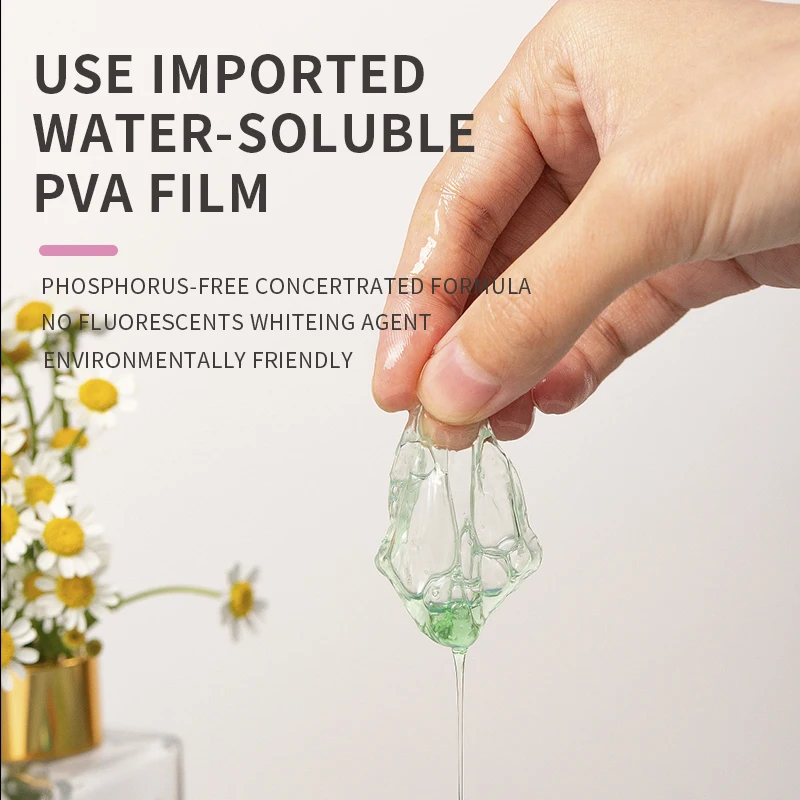 Factory Washing Capsules Laundry Detergent Pods Cruelty Free Laundry Condensate Beads ECO Cleaning Clothes Enzymes Laundry Beads