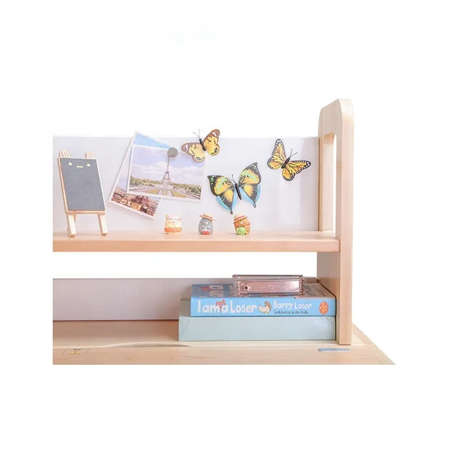 IGROW study table wood desk children ergonomic home study writing table for children