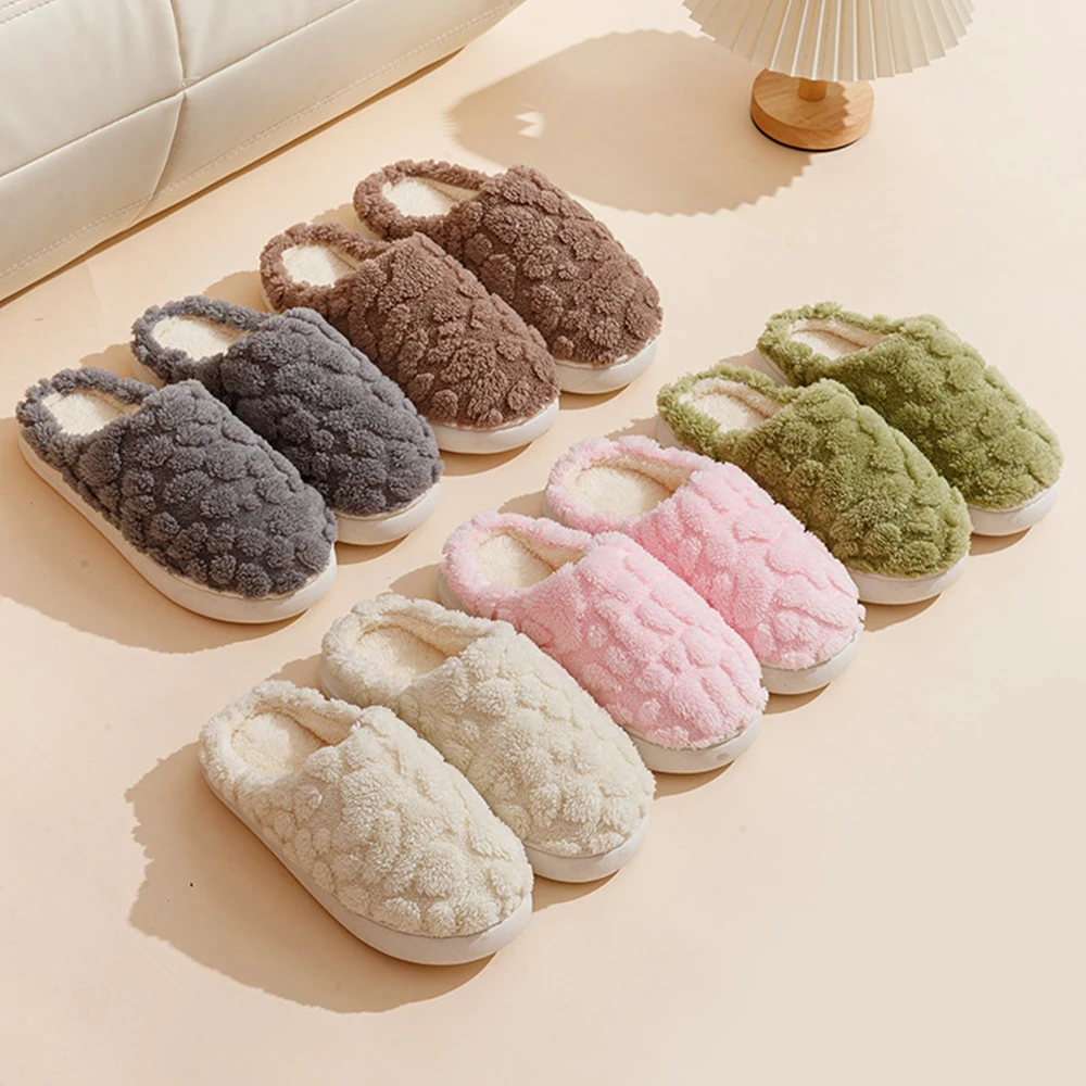 Wholesale home indoor cotton slippers warm home all cotton slippers autumn and winter new fashion cotton slippers