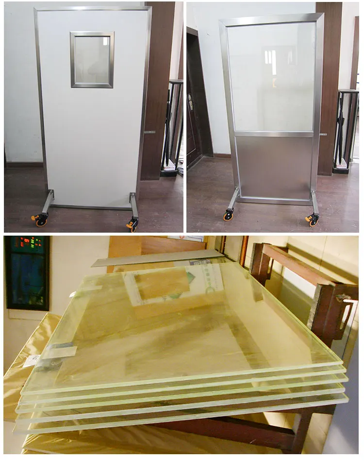 Senior Technician X-Ray Lead Glass 60 80 cm CT Scan CE Certified Protective Crystal Glass Window Medical X-Rays Gamma XQuang
