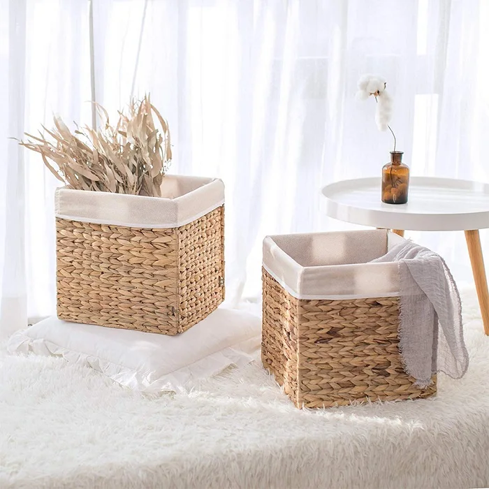 Collapsible Water Hyacinth Storage Basket