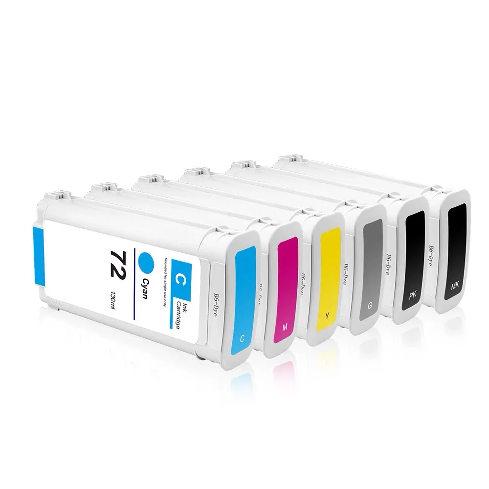 TMS 72 Compatible Ink Cartridges For HP Designjet 130 T1100 T610 T1110 T1120 T1200 T1300 T2300 T770 T790 T795 Printer