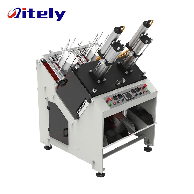 Easy Operate Full Automatic Disposable Paper Plate Making Machine For 60-95pcs/min