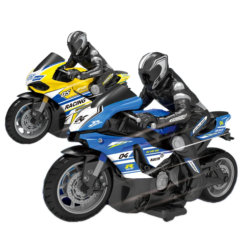 1:10 2.4GHz Electric Kids Toys High Speed Racing Motorbike RC Car Rotation and Drift Remote Control Motorcycle