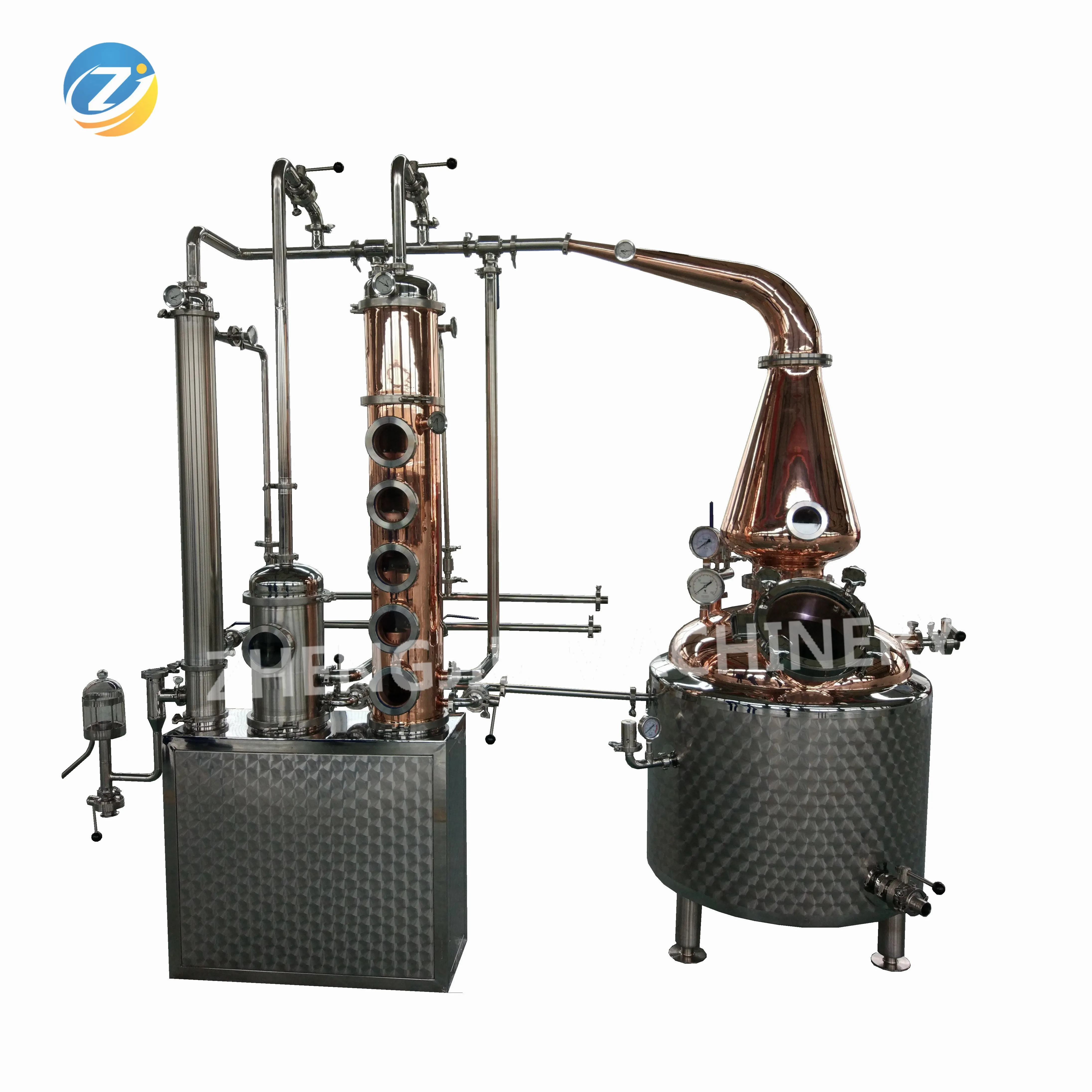Rum&Vodka&Gin&Whisky Distillation Equipment American Popular Style Artisan Complex Still