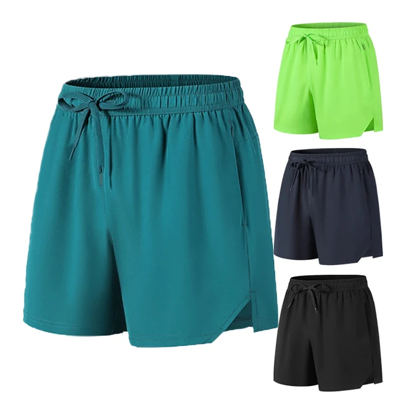 Private Label Gym Fitness Sports Shorts Ribbon Pants Loose Custom Plain Dye Sublimated Pattern Mesh Shorts