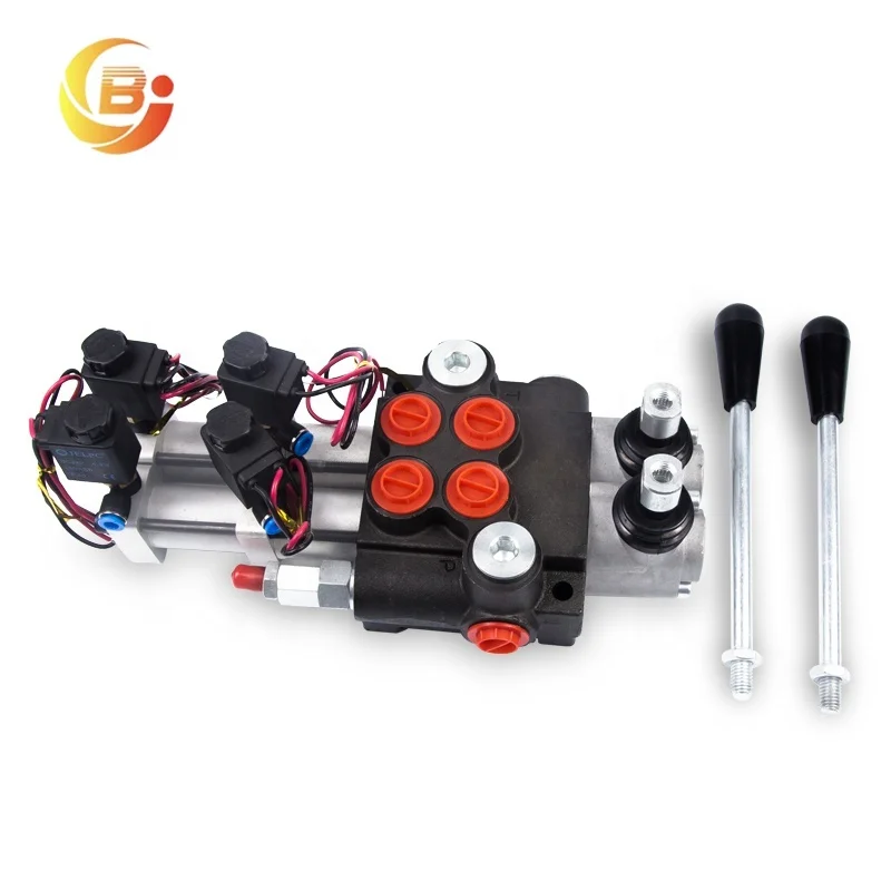 Junbao Electric Pneumatic 2 Spool Monoblock Control Valve P40
