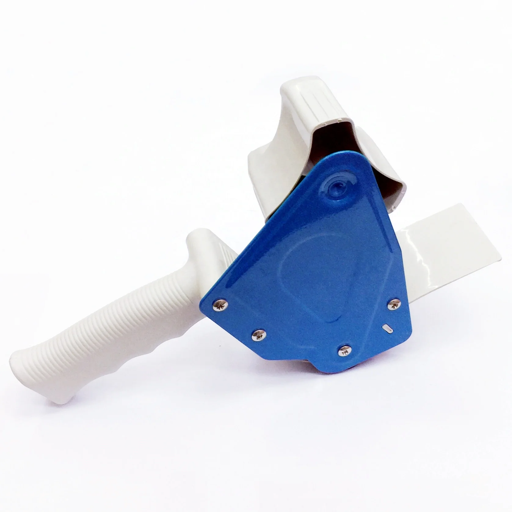 Colombia hot sale heavy duty plastic and metal packing tape dispenser big size carton sealing adhesive tape cutter with handle