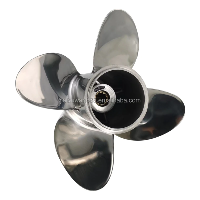 Лодка с 4 лопастями из нержавеющей стали для двигателя 25hp 30hp 40hp 60hp