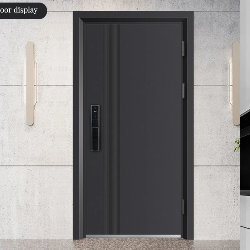 Light Luxury Anti-theft Door Intelligent Fingerprint Lock Security Door