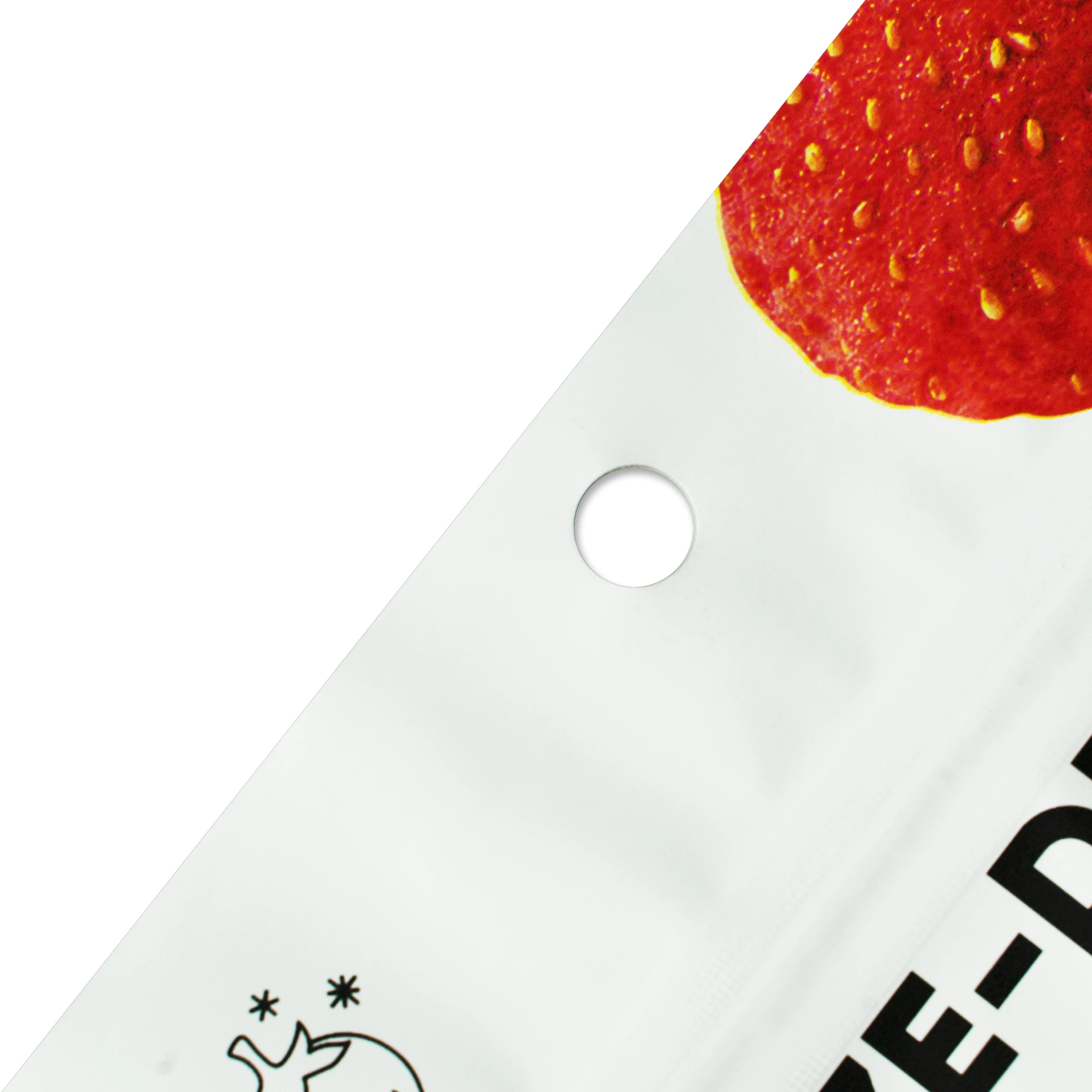 customer Digital Printing Cosmetic Holographic 3 Side Seal Plastic Bag Packaging Zip Lock Clear Pouch