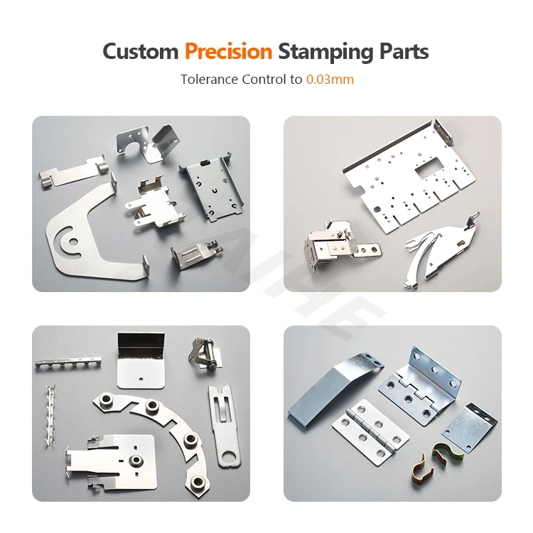 Custom Precision Stamping Stainless Steel Copper Sheet Metal Leaf Spring Mount Plate