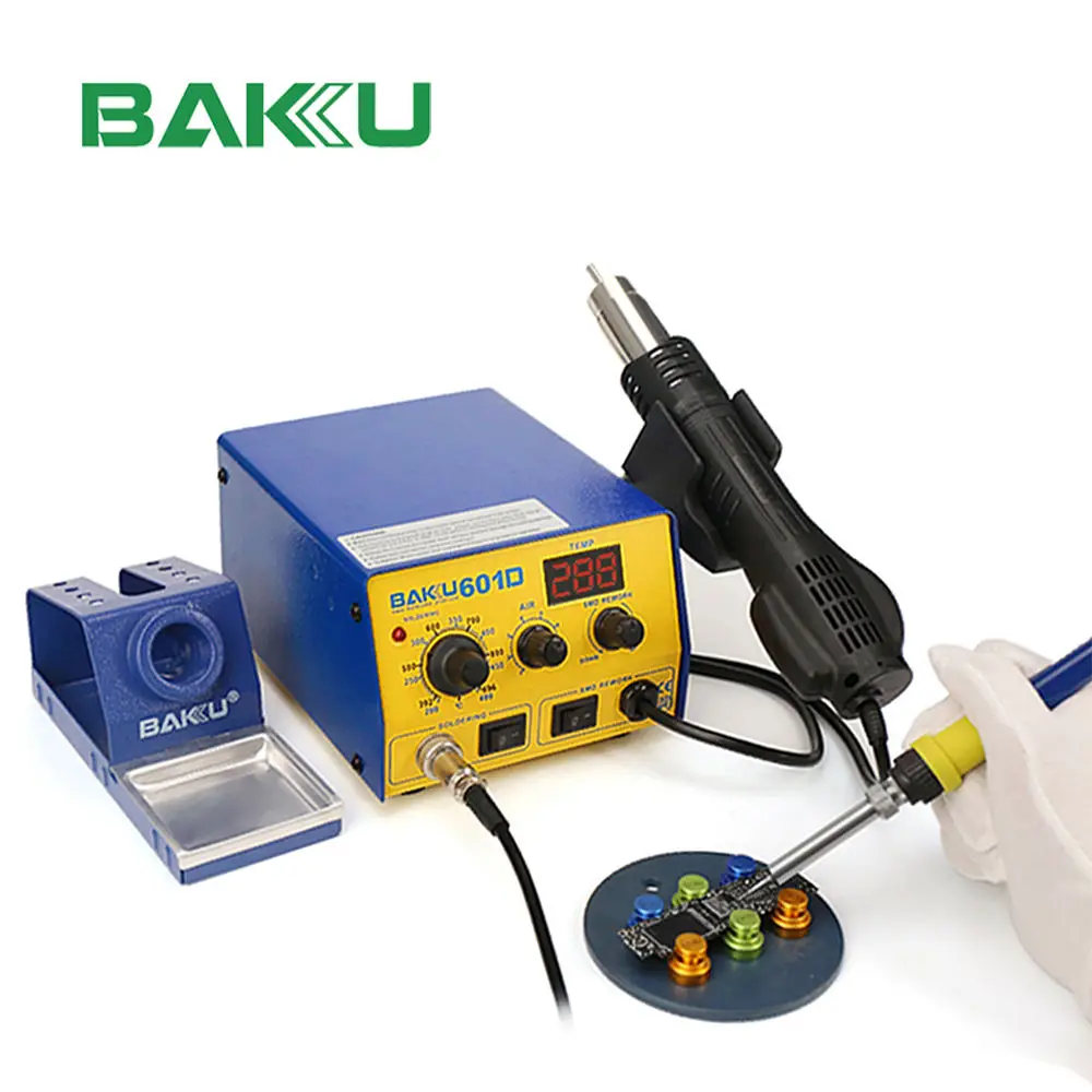 Лучшая станция smd для ремонта мобильных устройств паяльная BAKU 601D с цифровым светодиодным дисплеем сварочное оборудование долговечная