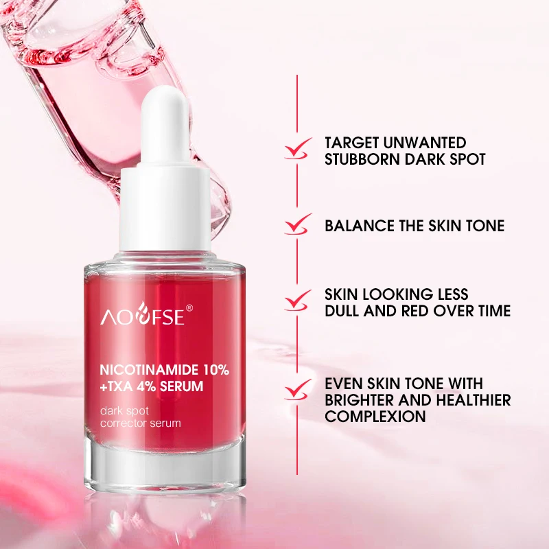 Custom skincare natural ceramide serum 4% txa lightening glass skin niacinamide facial serum