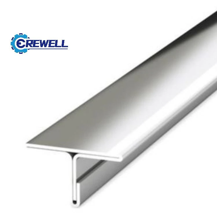 custom Decorative  stainless steel brass brushed T shape tile  trim profiles for furniture