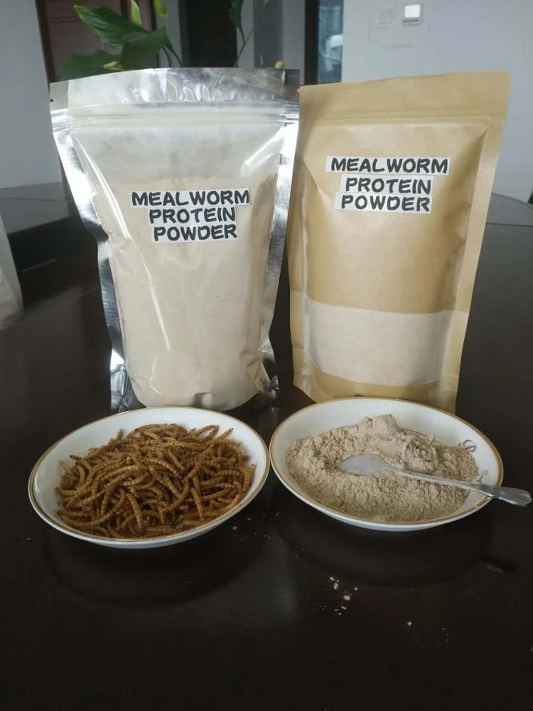  Высокий уровень белка корма для животных сушеный порошок mealworm мука