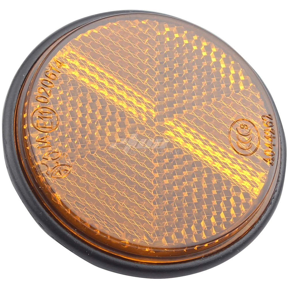 6 мм Круглый Универсальный отражатель передней вилки мотоцикла безопасный бег ночью для мотоцикла питбайка квадроцикла GY6 скутера круглой формы