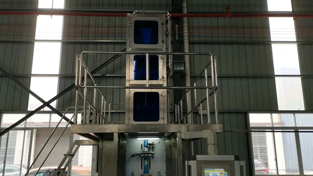 Automatic Aseptic Carton Filling Machine for Fruit Juice Water Wine Milk Packaging