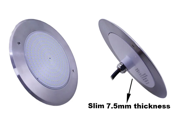 35 Вт Rgb 12 В тонкое плоское освещение для бассейна Ip68 подводная лампа 316ss светодиодное под водой Piscina