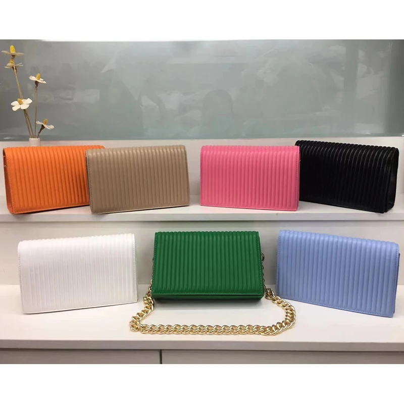 Single Golden Chain Shoulder Square Ladies Designer CrossBody Bag Purses Handbags messenger bags 2022