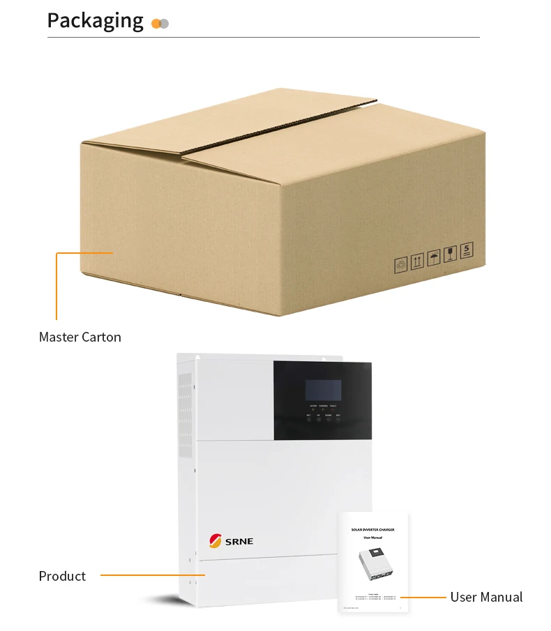 Солнечные фотоэлектрические сети гибридный солнечный инвертор со слежением за максимальной точкой мощности 48v 3.5kw с 80a mppt Контроллер заряда для фотоэлектрических систем работы для 110-120 В переменного тока