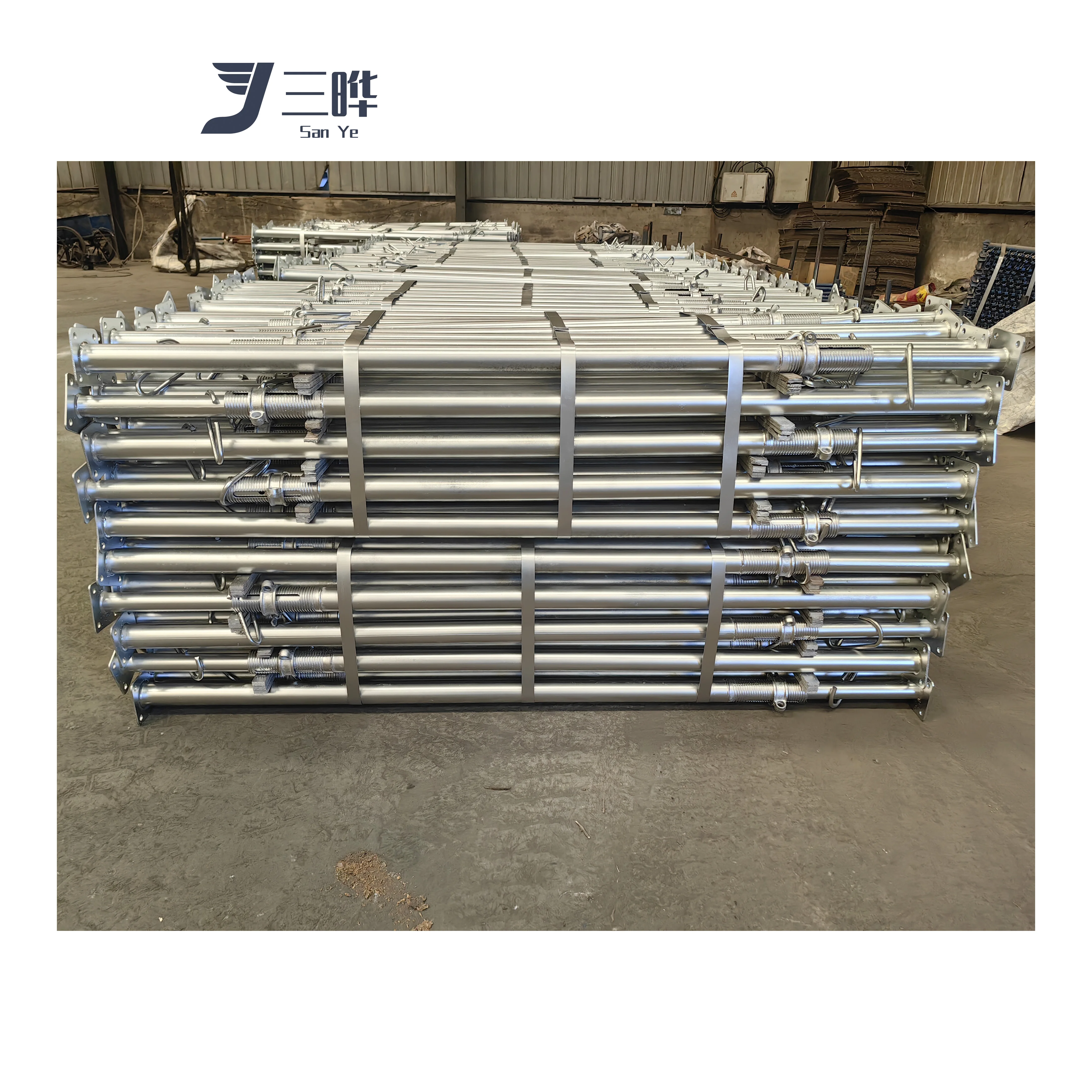 SANYE Electro Galvanized Adjustable 3.5m 4m 4m 5m Steel Scaffolding Props In Construction