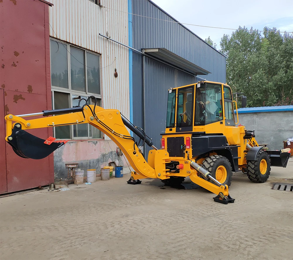 small garden tractor loader backhoe /china cheap backhoe loader