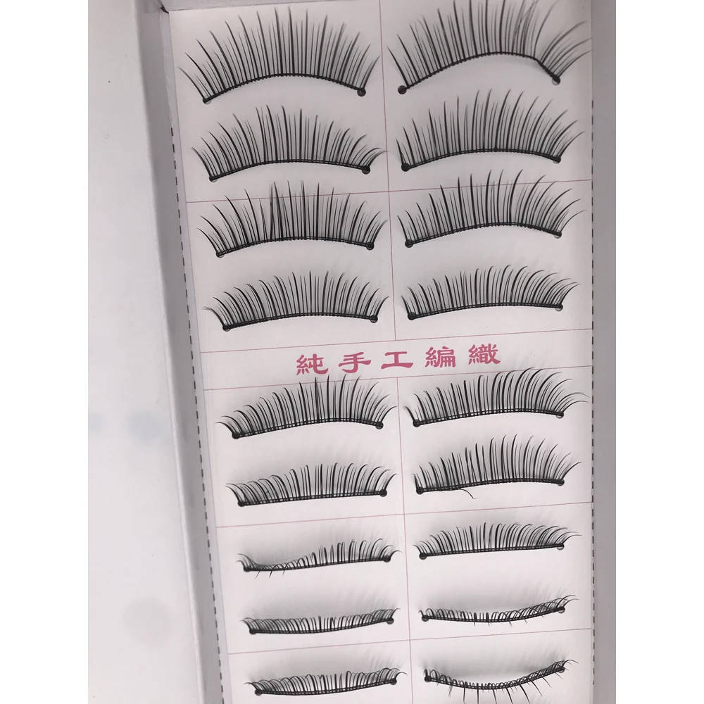 Thick artifical  synthetic eyelashes