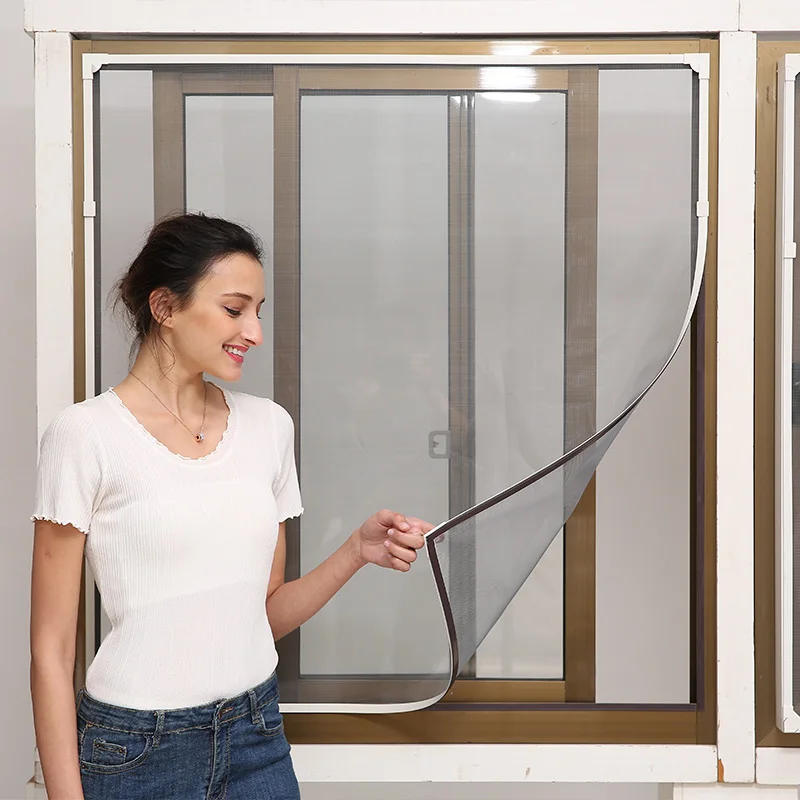 Experienced new products screen window preventing bugs magnetic mosquito net door