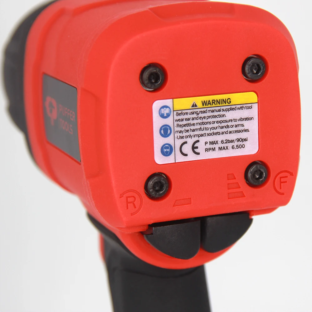 
Professional 1600Nm Compact Composite Material Light Weight 1/2' Inch Square Drive Auto Car Tire Air Impact Wrench 