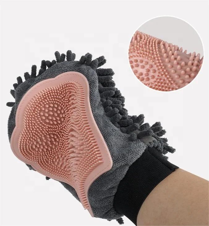 Premium Pet Cleaning & Bathing Glove for Dog and Cat Grooming