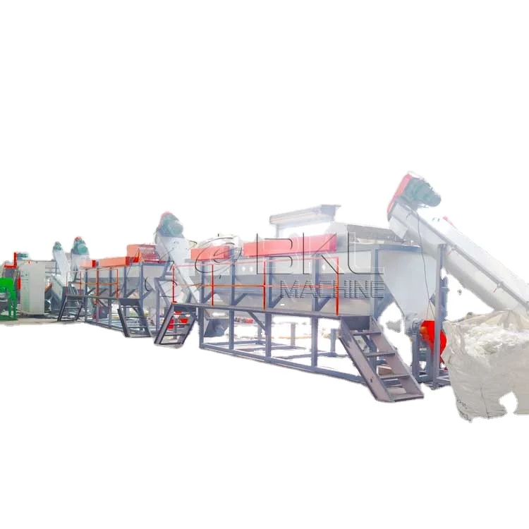 
2000kg/h waste plastic film/bags washing recycling machine/line/plant 