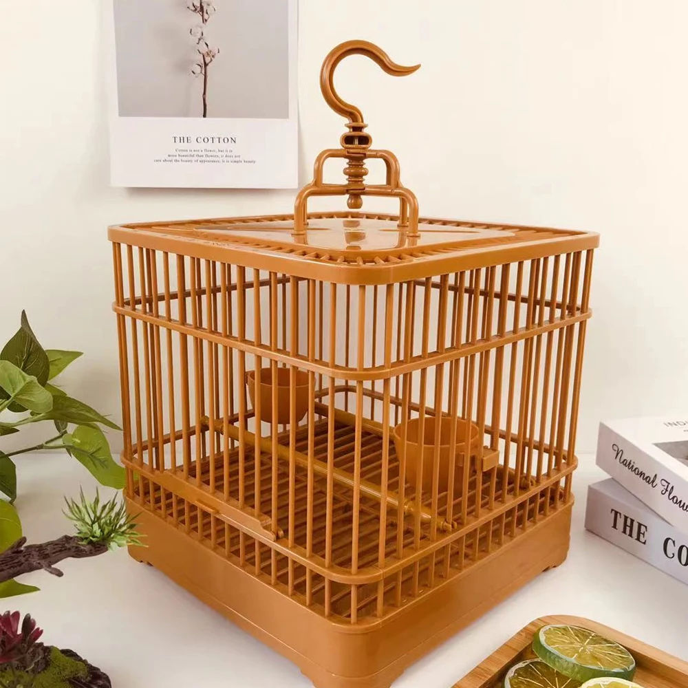 China Styles Plastic Pet Birds Cage Durable Cheap Quadrate Pigeon Cage