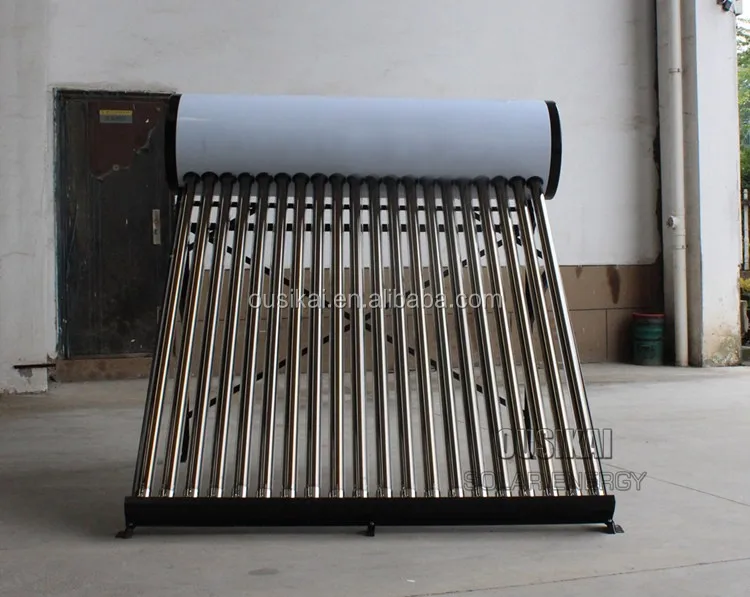 Large capacity pressurized solar water heater