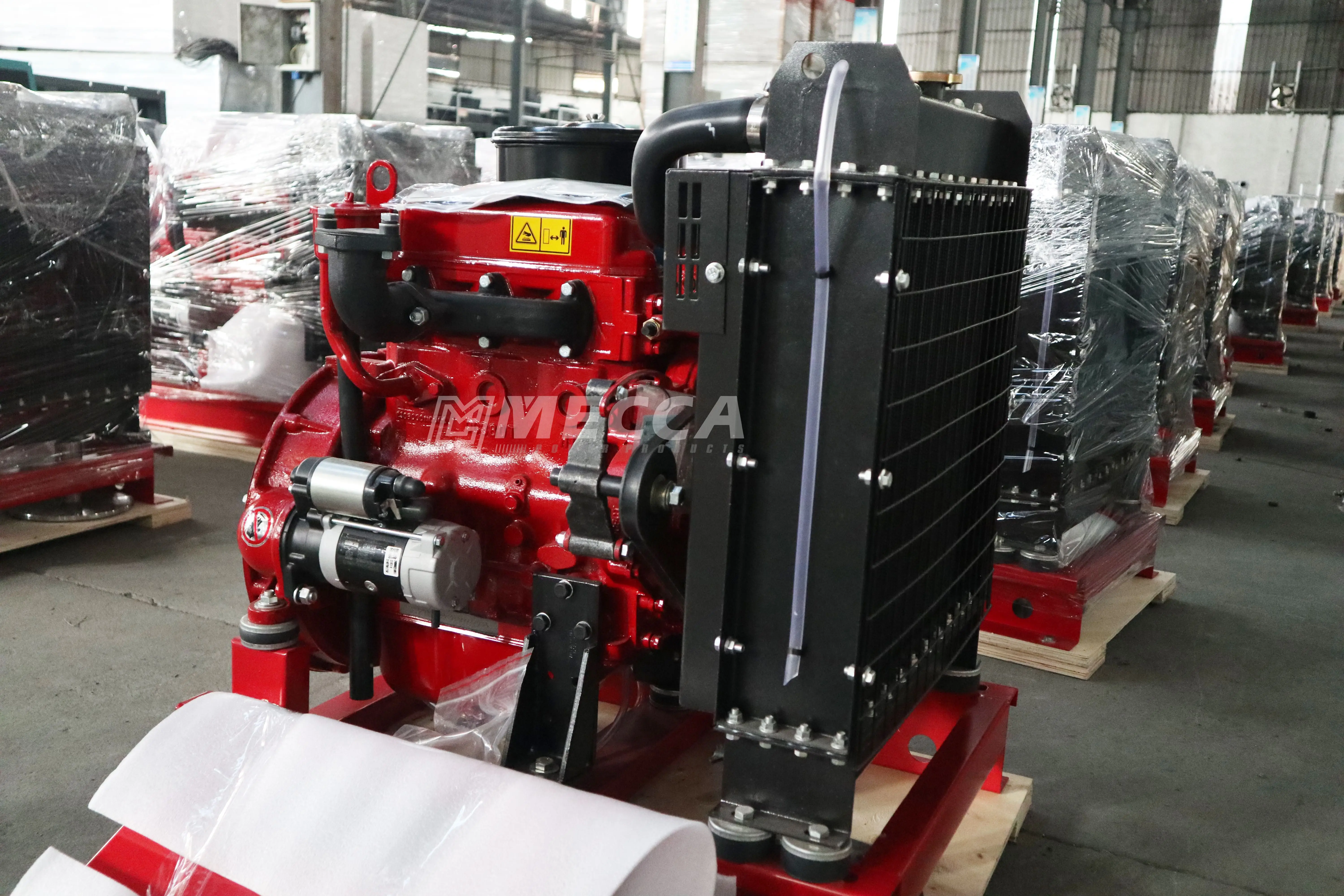 QC N485 490 495 High Speed Diesel Engine for Fire Fighting Pump Genset with Air Filter