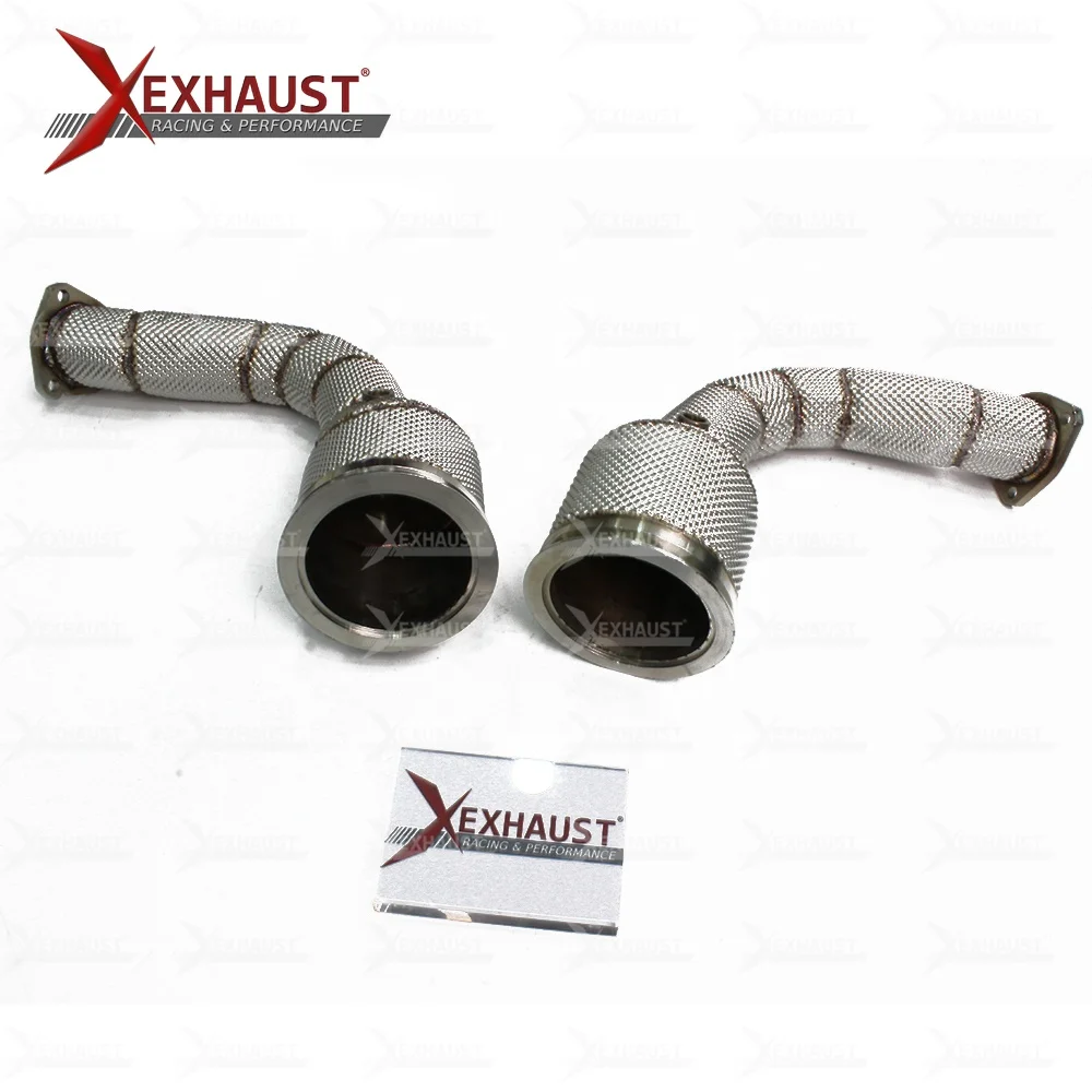 For Lamborghini URUS 4.0 V8 exhaust pipes downpipe heat shield catback exhaust tip valvetronic exhaust muffler