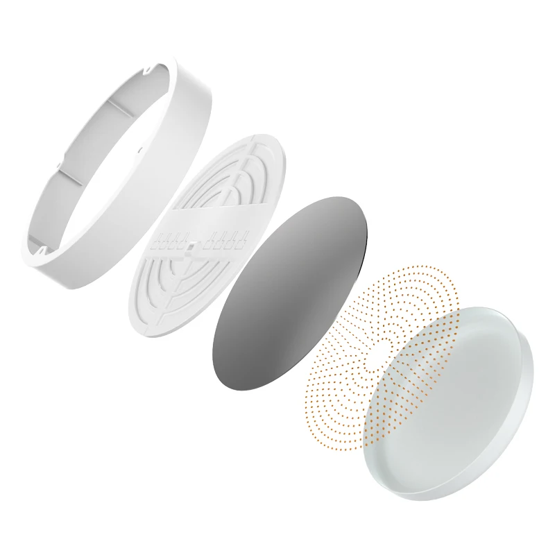 High quality frameless 2 in 1 18w round ultra super slim led panel light