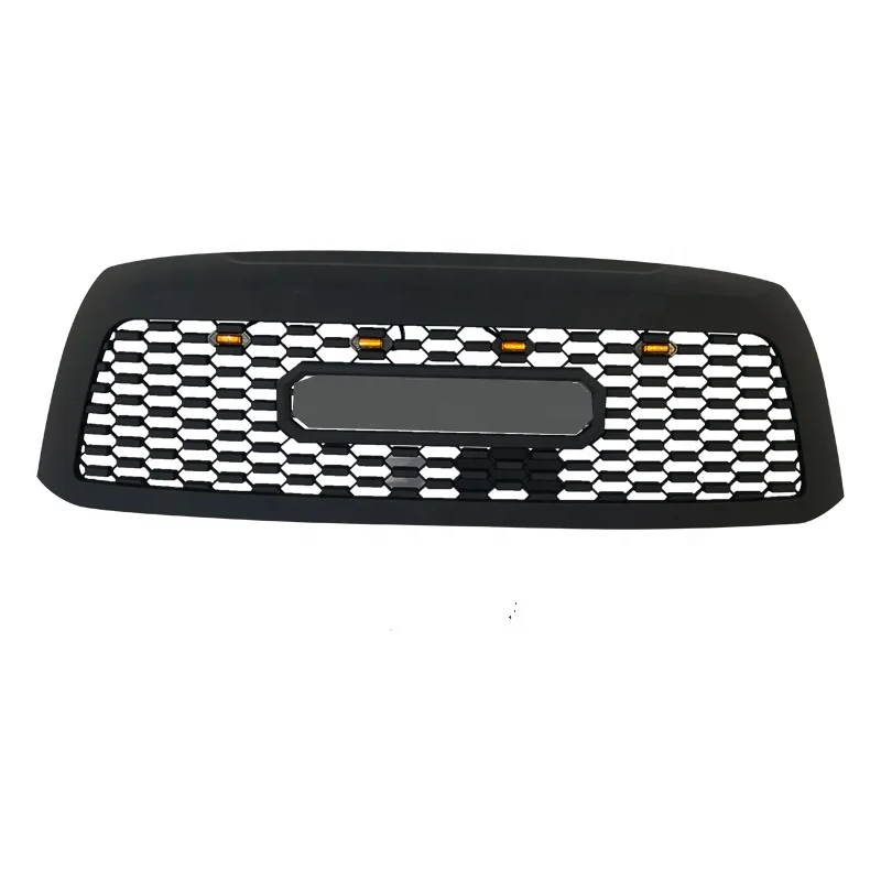 4x4 SUV Car Accessories Led Lights Auto Front Bumper Grill Grille Fit for Toyota Sequoia TRD 2010-2018 ABS